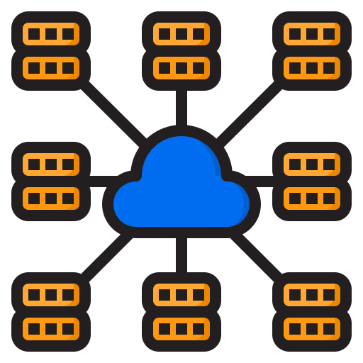 almacenamiento en la nube icono gratis