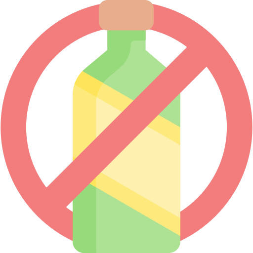 No alcohol  free icon