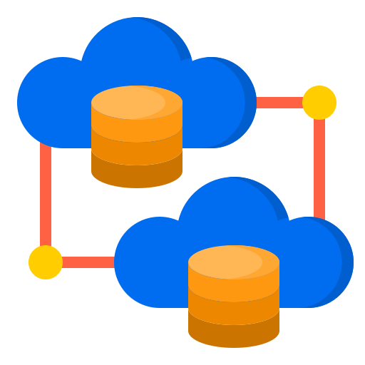 Cloud storage free icon