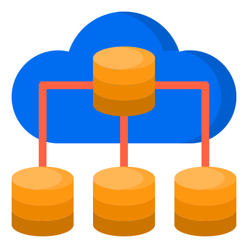 almacenamiento en la nube icono gratis
