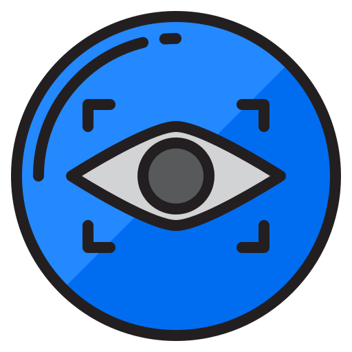 visión icono gratis