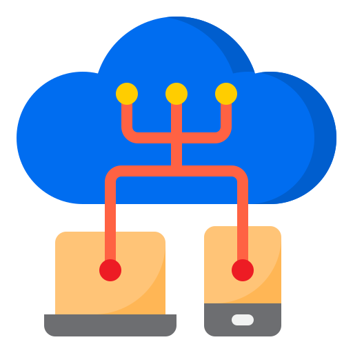 compartir base de datos icono gratis