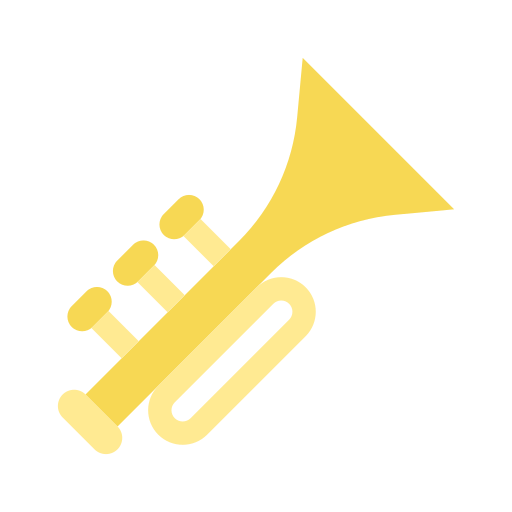 Trumpet Good Ware Flat icon