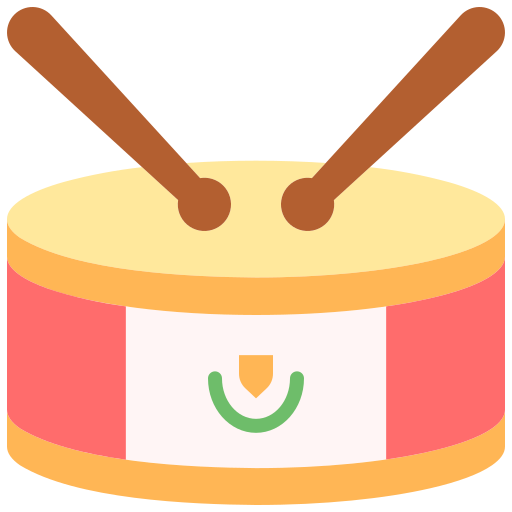 Drum Good Ware Flat icon