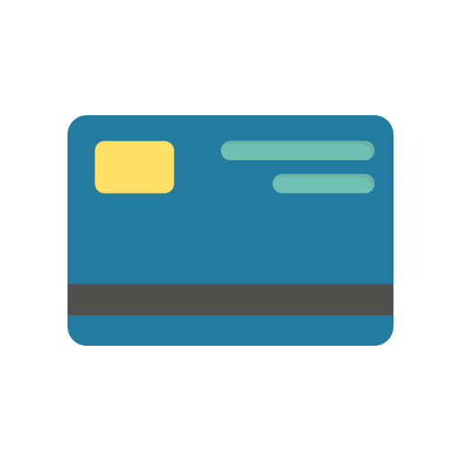 Credit card Generic Flat icon