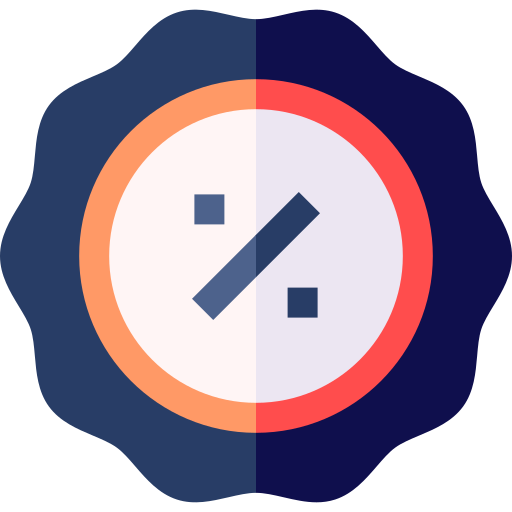 remise Icône gratuit