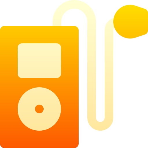 reproductor de mp3 icono gratis