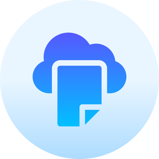 almacenamiento en la nube icono gratis