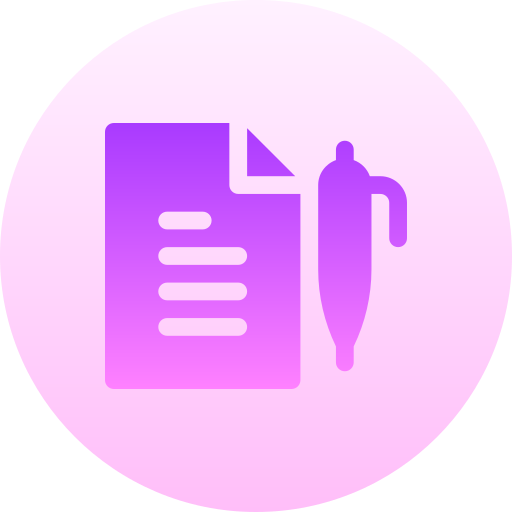 Edit file Basic Gradient Circular icon