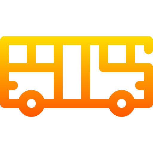 Ônibus escolar grátis ícone