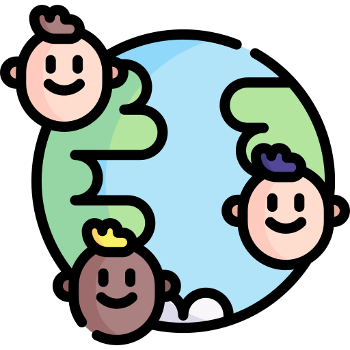 en todo el mundo icono gratis