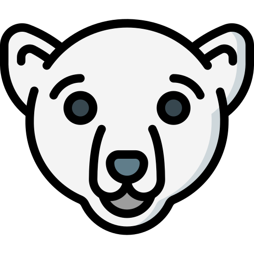 oso polar icono gratis