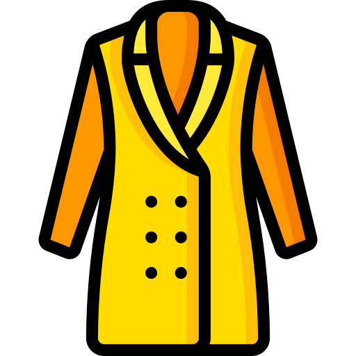 Long coat Basic Miscellany Lineal Color icon