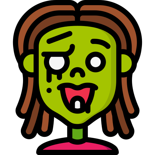 Zombie Basic Miscellany Lineal Color Icon