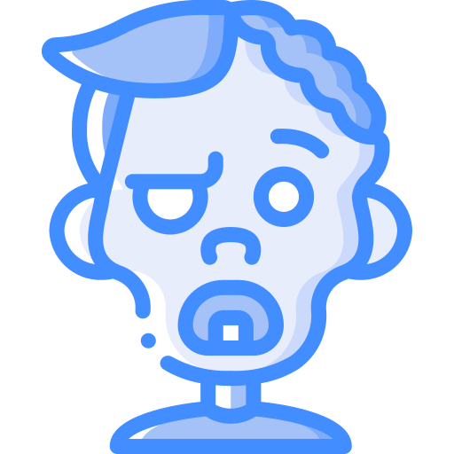 Zombie Basic Miscellany Blue Icon