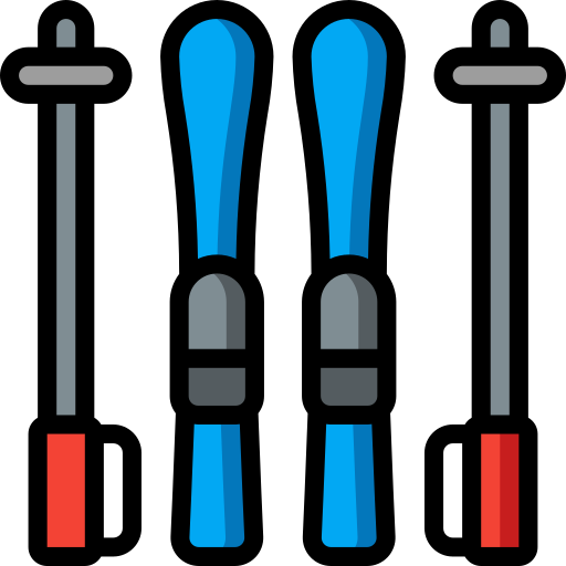 des skis Icône gratuit des skis Icône gratuit