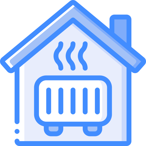 House Basic Miscellany Blue icon