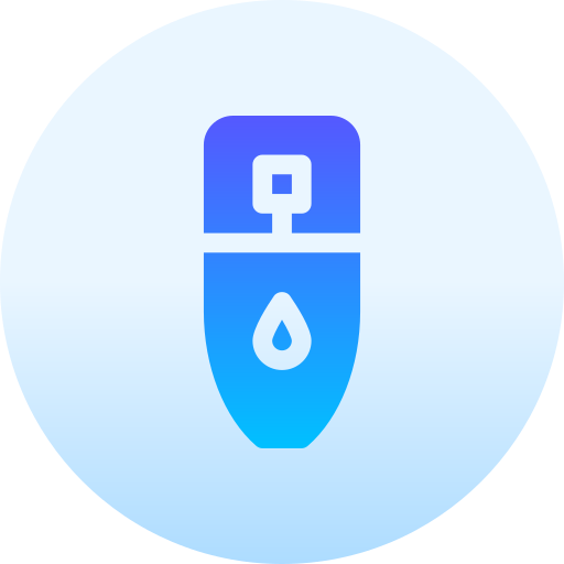 Spray Basic Gradient Circular icon