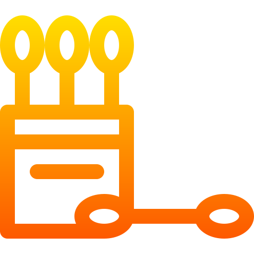 Cotton buds Basic Gradient Lineal color icon