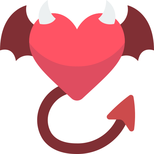 devil heart png