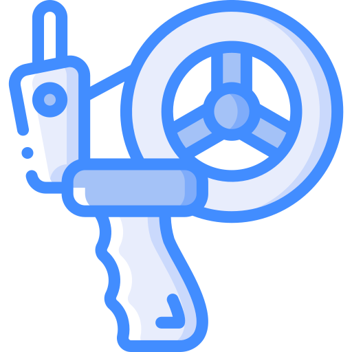 pistola de cinta icono gratis