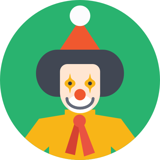 payaso icono gratis