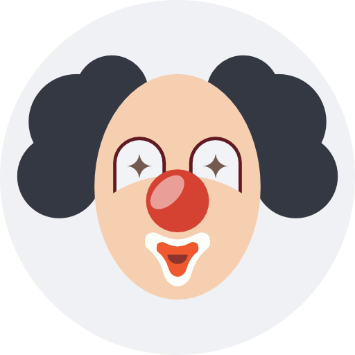 payaso icono gratis