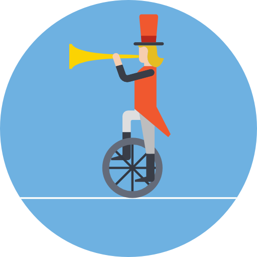 Unicycle free icon Unicycle free icon