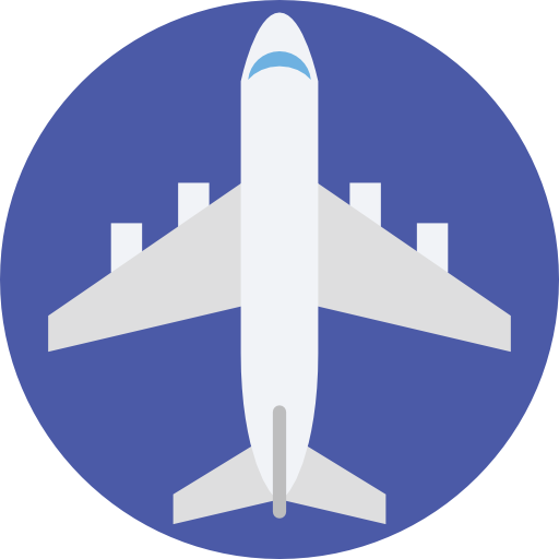 Airplane free icon