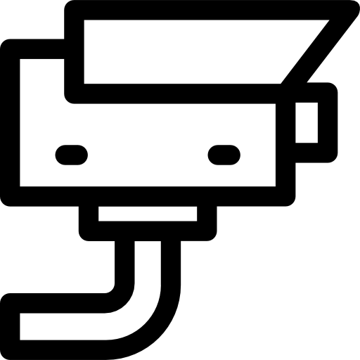 vidéosurveillance Icône gratuit