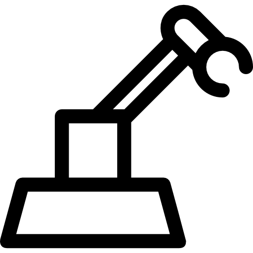 Industrial Robot Prosymbols Lineal Icon