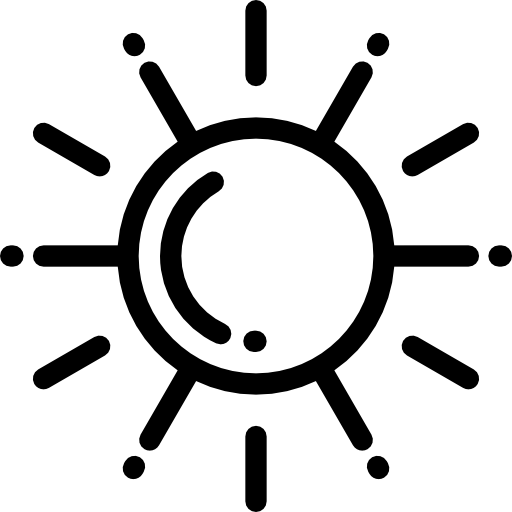 Sun Detailed Rounded Lineal icon
