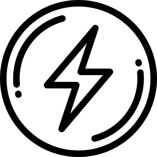 Electricity Detailed Rounded Lineal icon