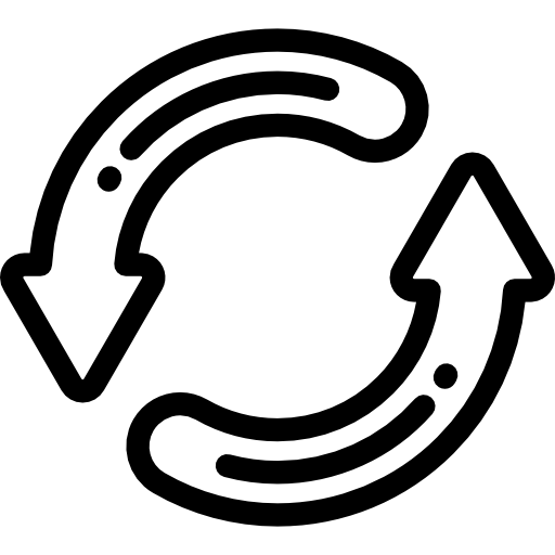 Reuse Detailed Rounded Lineal icon