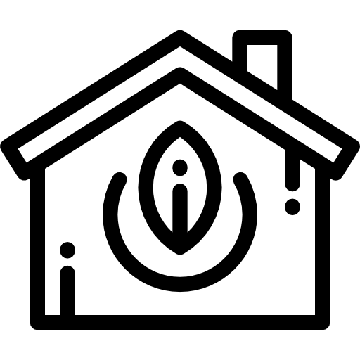 casa ecológica icono gratis