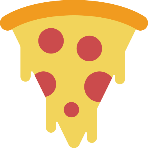 Pizza Basic Miscellany Flat icon