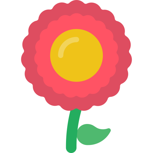 Flower Basic Miscellany Flat icon