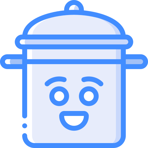 Pot Basic Miscellany Blue Icon