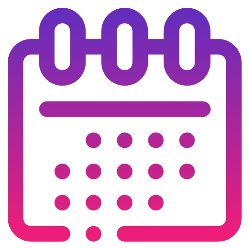 Calendar Generic Gradient icon