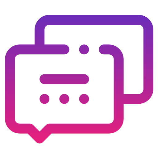 Chat Generic Gradient icon