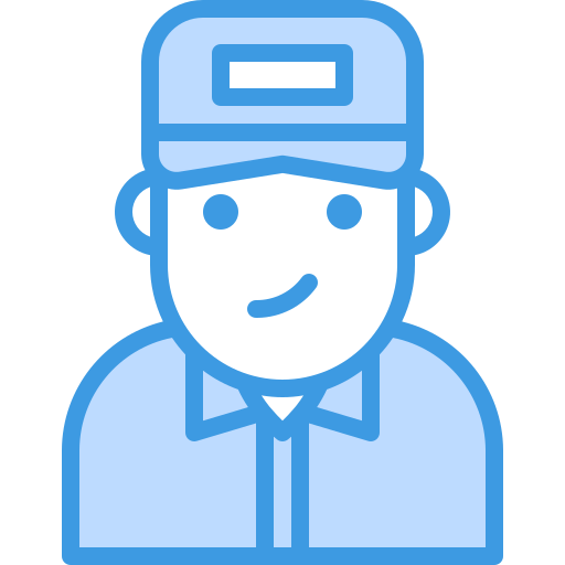 Delivery man free icon