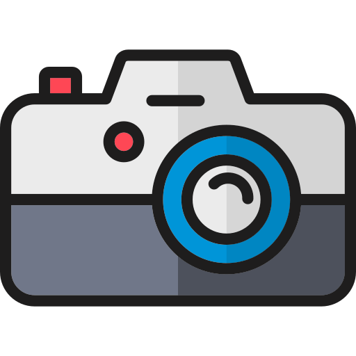 Photo camera Generic Outline Color icon