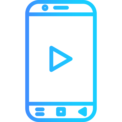 reproductor de video icono gratis