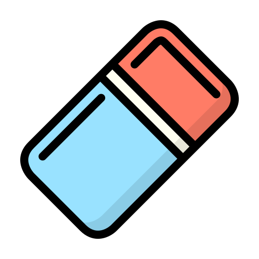 Eraser Generic Outline Color icon