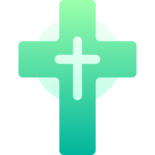 Cross Basic Gradient Gradient icon