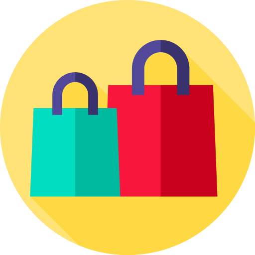sacolas de compras grátis ícone sacolas de compras grátis ícone