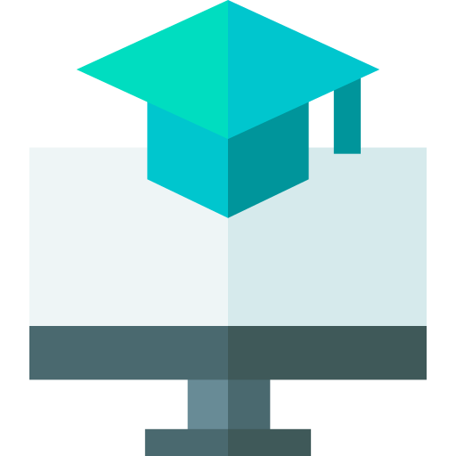 educación en línea icono gratis