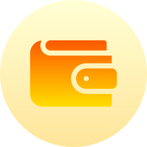 Wallet Basic Gradient Circular icon