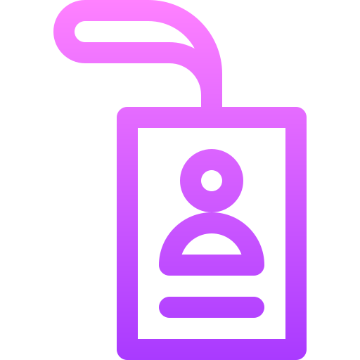 tarjeta de identificación icono gratis