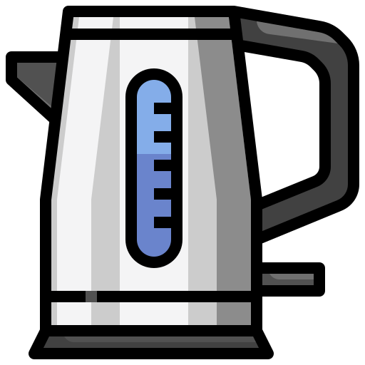 Electric kettle Surang Lineal Color icon